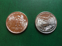 Отдается в дар Монеты 25 центов США