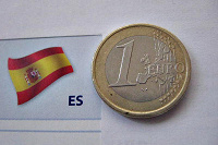 Отдается в дар Монета 1 евро 2003 год.
