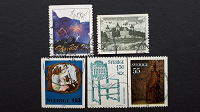 Отдается в дар Искусство и салют. Почтовые марки Швеции.