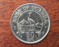 Отдается в дар Монета 50 центов Уганды 1976г