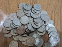 Отдается в дар 3 кг монет 1991-1993