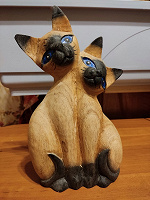 Отдается в дар Деревянная статуэтка кошки