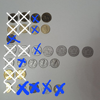 Отдается в дар Разные монеты ( Магнит)