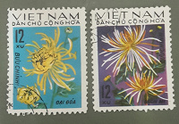 Отдается в дар Вьетнам,1974, хризантемы