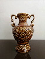 Отдается в дар Винтаж, керамическая ваза для цветов.