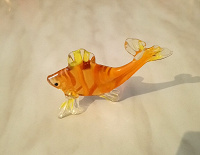 Отдается в дар Стеклянная Золотая рыбка