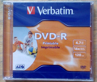 Отдается в дар Компьютерный диск DVD-R новый