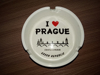 Отдается в дар Пепельница «I Love Prague»