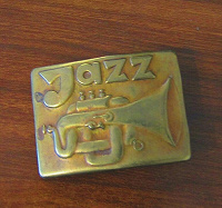 Отдается в дар Пряжка для ремня железная ретро JAZZ