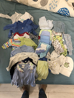 Отдается в дар комплект одежды для новорожденного мальчика