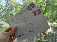 Отдается в дар Конверт с открыткой ♥