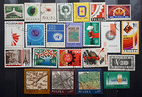 Отдается в дар 23 польские почтовые марки.
