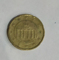 Отдается в дар Монета 20 ец Германии