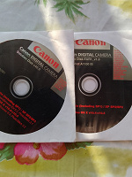Отдается в дар Установочные диски от фотоаппарата «канон»