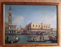 Отдается в дар Репродукция известной картины о Венеции