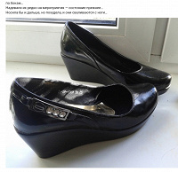 Отдается в дар Туфли 36р, лакированные