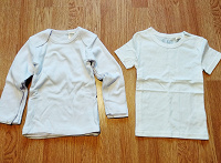 Отдается в дар Белые детские футболки La Redoute, новые