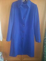 Отдается в дар Красивое синее пальто, размер 42-44