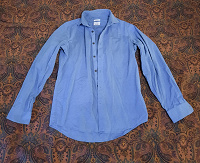 Отдается в дар Рубашка мужская синяя