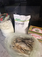 Отдается в дар Немного продуктов