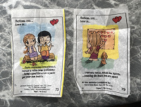 Отдается в дар Вкладыши из жвачки love is