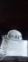 Отдается в дар Комплект шапка +шарф