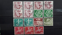 Отдается в дар Стандартные почтовые марки Швейцарии.