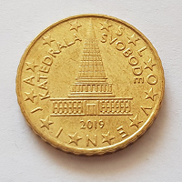 Отдается в дар монета — Словения 10 евроцентов