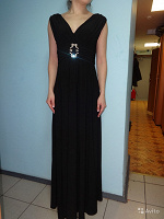 Отдается в дар Вечернее черное платье в греческом стиле