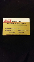 Отдается в дар Карта Rent a Car Avis в коллекцию