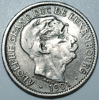 Отдается в дар монетка Люксбург