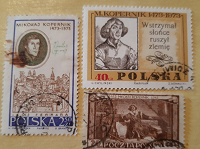Отдается в дар Польские марки Н.Коперник