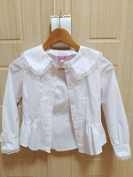 Отдается в дар Белая блузка для девочки размер 128