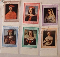 Отдается в дар Портреты на почтовых марках