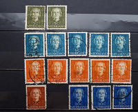 Отдается в дар Королева Юлиана смотрящая в анфас. Стандарт Нидерландов 1949-1951 год.