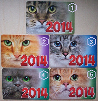 Отдается в дар Календарики — Кошки 2014