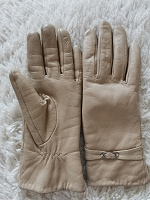 Отдается в дар Перчатки кожаные, с утеплителем, размер 6-6,5.