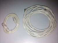 Отдается в дар Два интернет кабеля разной длины