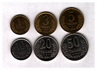 Отдается в дар Монеты Узбекистана 1994.