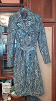 Отдается в дар Серо-голубое женское пальто