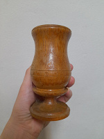 Отдается в дар мини деревянная вазочка