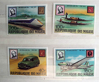 Отдается в дар почтовые марки Нигерия