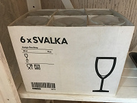 Отдается в дар Бокалы IKEA Svalka 6 шт