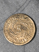 Отдается в дар Монета Германии 1924