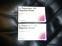 Отдается в дар L — Тироксин 150.100 таб.