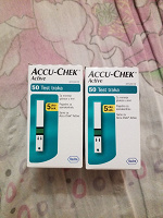 Отдается в дар Тест полоски для глюкометра Accu-chek
