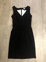Отдается в дар Стильное чёрное платье h&m