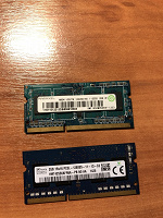 Отдается в дар Озу DDR3 и DDR3L по 2 Гб планка sodimm