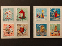Отдается в дар Рождественские марки Швейцарии