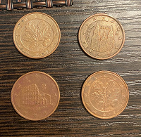 Отдается в дар Монеты 5 евроцента